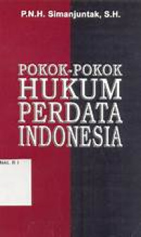 POKOK-POKOK HUKUM PERDATA INDONESIA